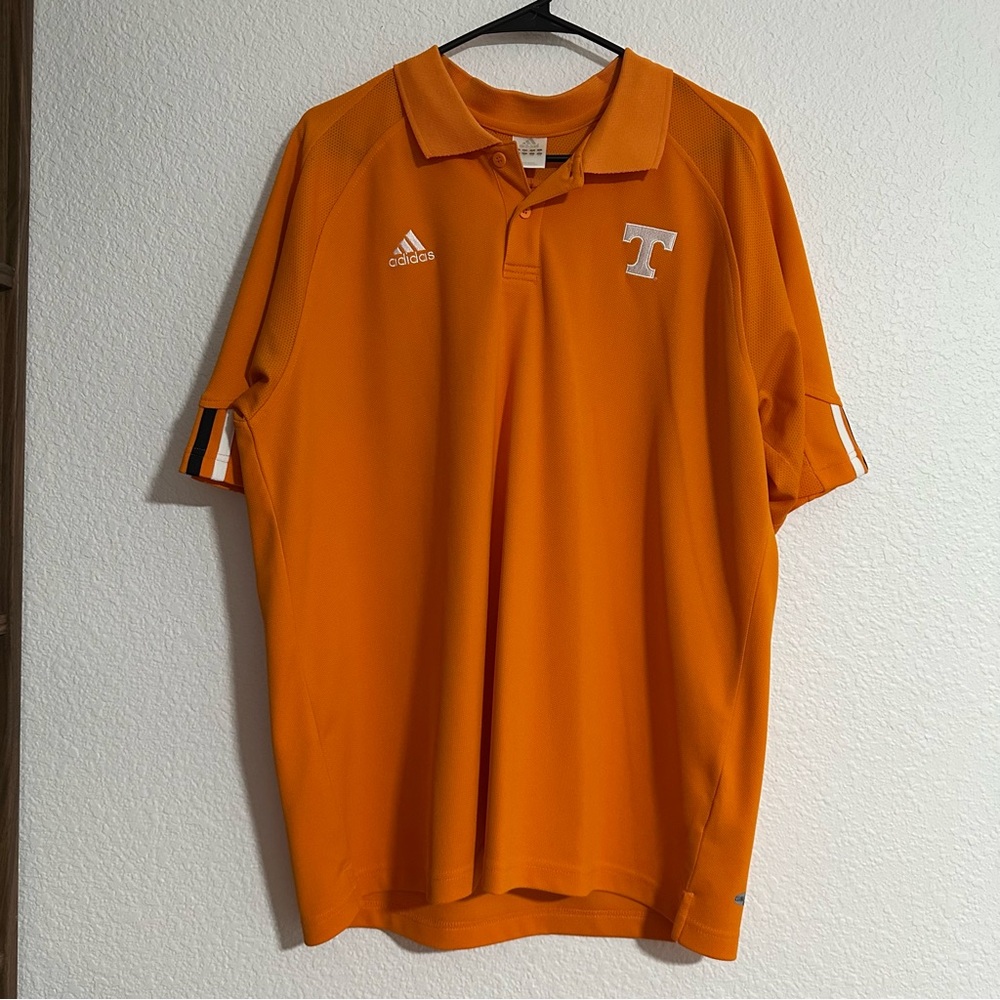 Adidas Tennessee Volunteers Polo ClimaCool‎ Shirt Men’s Size L SEC University